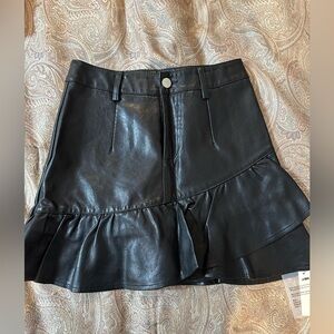 J.ING leather skirt